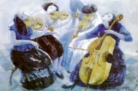 painting of a live Performance
