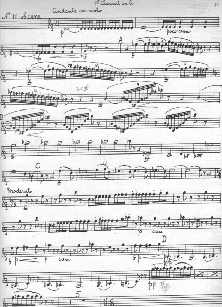Tchaikovsky Nutcracker clarinet excerpt 5